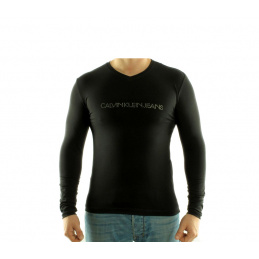 CALVIN KLEIN-T-Shirt cmp467n Noir