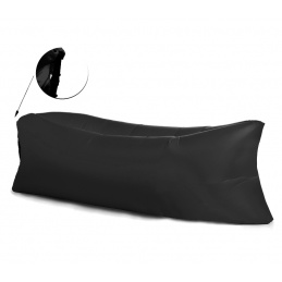 Aga Selbstaufblasbar Tasche LAZY BAG Schwarz