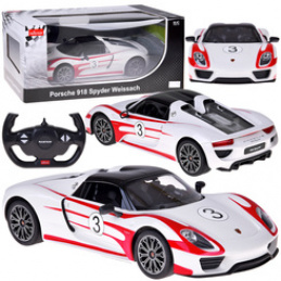 Rastar auto zdalnie sterowane Porsche 918 Spyder 1:14 pilot ośw RC0711 uniwersalny