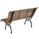 Linder Exclusiv Gartenbank Parkbank Gartenmöbel Holzbank MC4414 150x70x81 cm