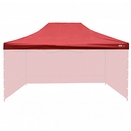 Aga Dach zum Verkaufsstand 3x4,5m Rot