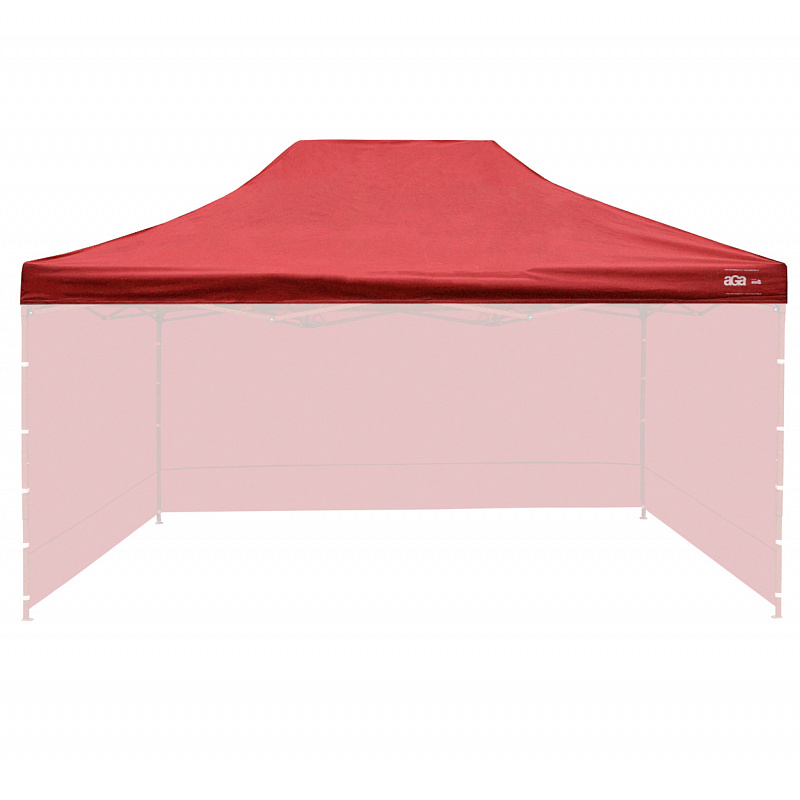 Aga Dach zum Verkaufsstand 3x4,5m Rot