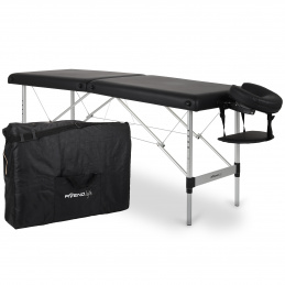 Habys Aluminium Massageliege Schwarz