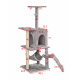 Aga Kratzbaum für Katzen DS345