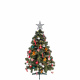 Aga Weihnachtsbaum Tanne Tannenbaum Christbaum 150 cm, Künstlicher Weihnachtsbaum, Tannenbaum mit ständer, Christbaum, Kunstbaum Weihnachten