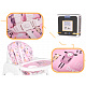 Aga Stillstuhl Hocker Stuhl 3in1 rosa