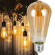 LED žárovka E27 8W ST64 teplá bílá