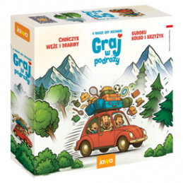 Jawa Graj w podróży - 4 gry kochane - zestaw 4 gier 3+ GR0815 uniwersalny
