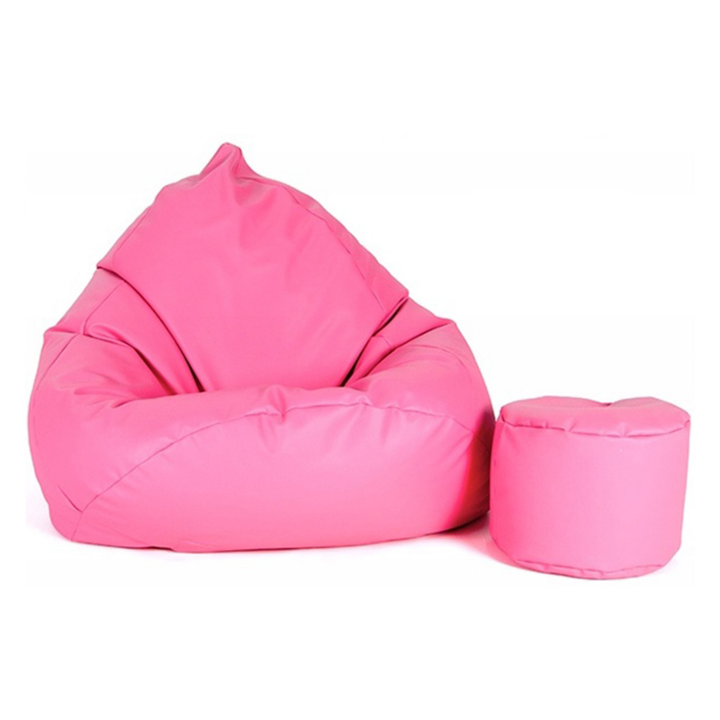 Aga Sitzsack Relaxationbag XXXL + Fußstütze Rosa