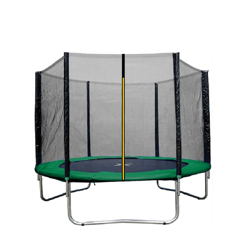 Aga SPORT UNI Trampolin 305 cm 10 ft Dunkelgrün + Schutznetz + Leiter