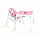 Aga Stillstuhl Hocker Stuhl 3in1 rosa
