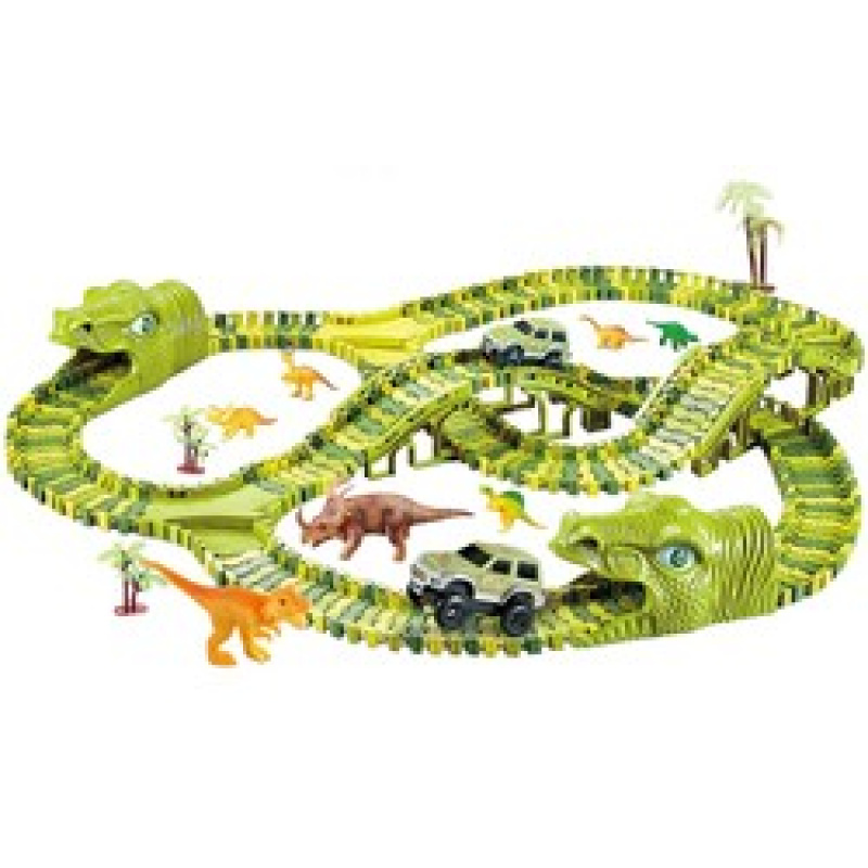 Dinosaurier Autobahn 240 Stück Kruzzel 17248