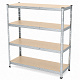 Linder Exclusiv Metallregal 160x60x180 cm 4 Böden