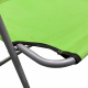 Linder Exclusiv Klappstuhl Oxford PO2600LG Lime Green – Campingstuhl & Angelstuhl, bis 100 kg, Faltbar Stuhl, Gartenstuhl