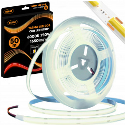 LED pásek COB Neon 12V - 528D - 15W/m - IP20 - 1650lm - 50m - studená barva