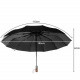 Klappschirm Malatec 105 cm, Holzgriff Schwarz