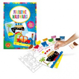 Alexander piaskowe malowanki zestaw 2 obrazki statek samochód ZA5407 uniwersalny