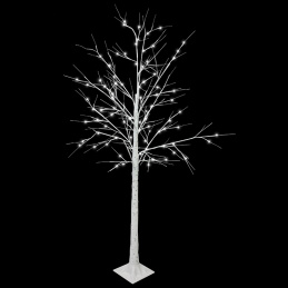 E25D LAMPKI DRZEWKO LED 190CM BIAŁE 156L