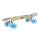 Aga4Kids Pennyboard mit LED-Rädern MR6002, ABEC 7, 100kg Belastbar, Pennyboard, Longboard, Skateboard, Miniboard