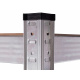 Aga 2x Steckregal, Werkstattregal,Schwerlastregal, Lagerregal, Metallregal 174x75x30 cm, 5 Böden, raglast gesamt 375 kg