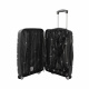 Aga Travel Reisekofferset, Kofferset MR4681 Schwarz, Hartschale,TSA, 4 Rollen, Reisekoffer, Koffer