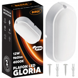 Přisazené stropní LED svítidlo 12W neutrální bílé