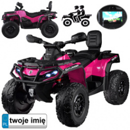 Quad na akumulator dla dzieci 2 osob CAN-AM OUTLANDER 4x4 Panel LED PA0326 uniwersalny