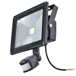 E6C HALOGEN LED Z CZUJNIKIEM 50W ZIMNY