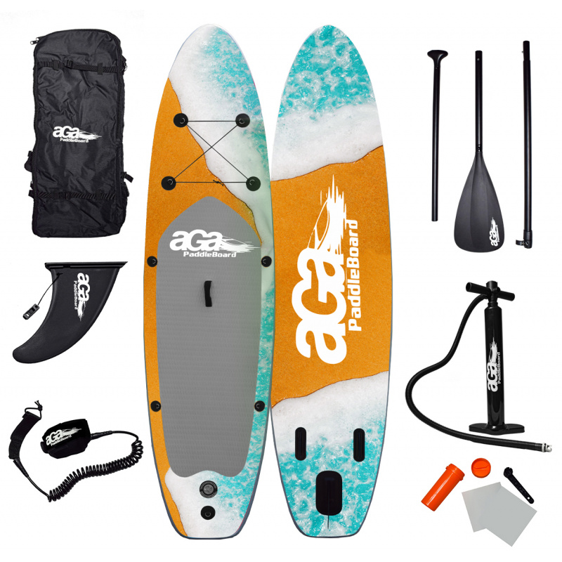 Aga Stand Up Paddle Board, SUP Board Set MR5009FH 320x81x15 cm mit Rutenhalter, Paddelboard, SUP, Surfboard
