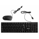 Dexxer Wired Keyboard + Maus Schwarz K70