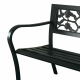 Aga Metall-Gartenbank 125x53x77 cm