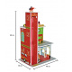 Aga4Kids Hölzerne Feuerwache Spielset
