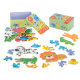 Aga Puzzle in einer Dose Safari-Tiere 25 Puzzles