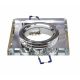 Abhängung Spotlight BRG70067 Quadratische Deckenstrahler Deckenleuchte Deckenlampe Deckenstrahler Glas - abgeschrägte Kanten - ZRCADLO