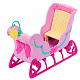 Barbie Nussknacker Schlitten mit Pferd JNH63