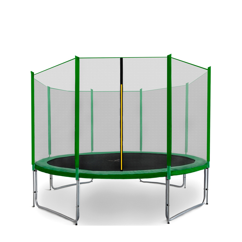 Aga SPORT PRO Trampolin 335 cm Dunkelgrün + Schutznetz