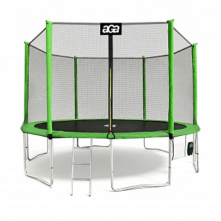 Aga SPORT PRO Trampolin 427 cm 14 ft Hellgrün