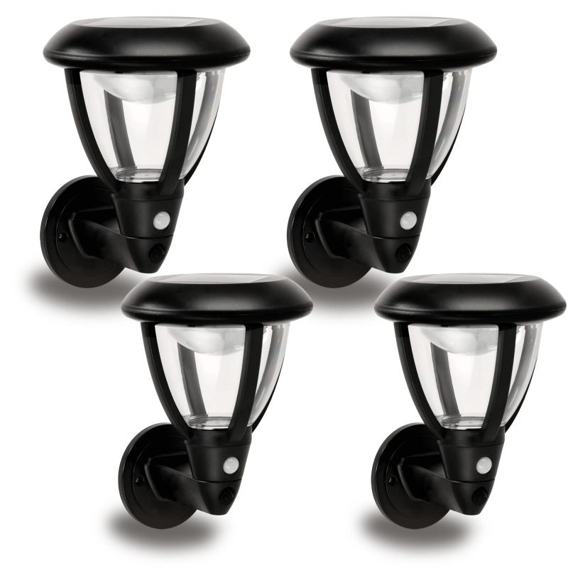 4x LED solární nástěnné svítidlo IP44