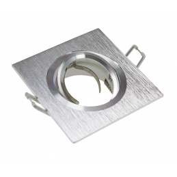 Quadratischer Deckenstrahler 71017 ALU Deckenleuchte Deckenlampe Deckenstrahler silber EXCLUSIVE