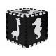 Schaumstoff-Puzzle-Kontrastmatte Tierformen ZA4783 universal