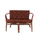 Aga Rattan-Garnitur BAHAMA Choco Brown