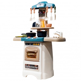 Aga4Kids Plastikfküche, zwei Induktionskochfelder, Drehknöpfe, zu öffnender Kühlschrank, Kochfelder mit realistischem Geräusch und Lichtern Aga4Kids Plastikfküche, zwei Induktionskochfelder, Drehknöpfe, zu öffnender Kühlschrank, Kochfelder mit realistischem Geräusch und Lichtern