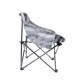 Aga Ultraleichter Campingstuhl DS715 Grau – Faltbar, kompakt, stabil & atmungsaktiv – Für Outdoor, Festival, Wandern & Angeln – Traglast bis 100 kg