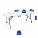 Aga Garten Klapptisch 180x74x74 cm Weiß