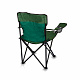 Linder Exclusiv Klappstuhl – Campingstuhl & Angelstuhl mit Getränkehalter & Tragetasche, bis 120 kg Grün Faltbar Stuhl, Gartenstuhl