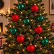 Aga Set Weihnachtskugeln 6 cm 10 Stk. Rot/Grün