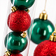 Aga Set Weihnachtskugeln 6 cm 10 Stk. Rot/Grün
