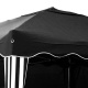 Linder Exclusiv ALU Gartenlaube 3x3 m PO2465 Schwarz