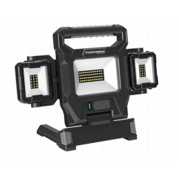 Přenosný dobíjecí LED světlomet 40W + 2x5W halogen IP54 - 6000lm