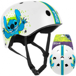 Regulowany kask M dla dzieci na rower hulajnogę rolki Disney Stitch SP0844 uniwersalny